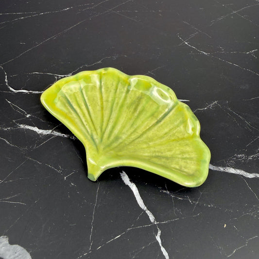 Ginkgo Leaf Teabag Holder/Spoon Rest