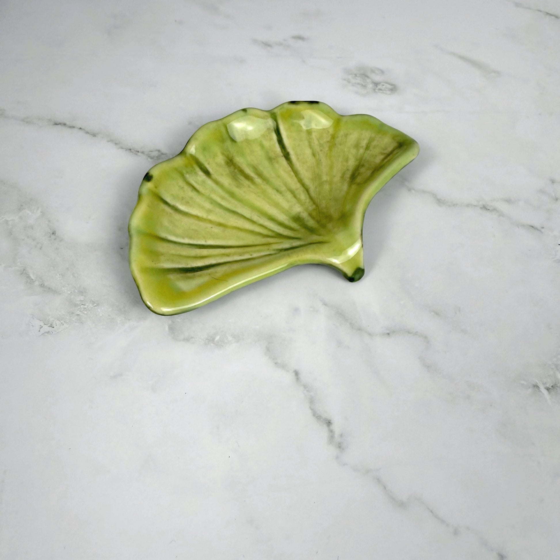 Ginkgo Leaf Teabag Holder/Spoon Rest