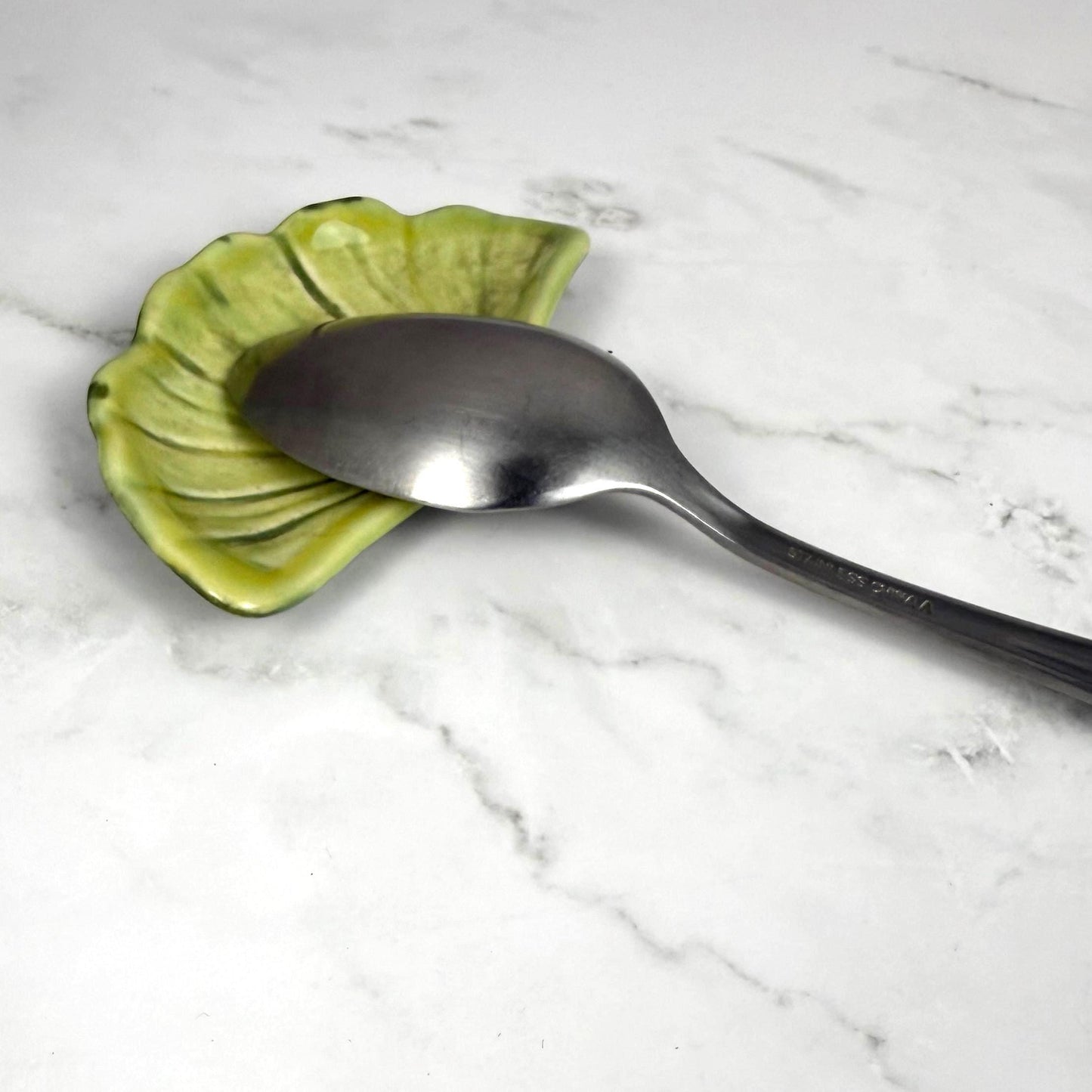 Ginkgo Leaf Teabag Holder/Spoon Rest
