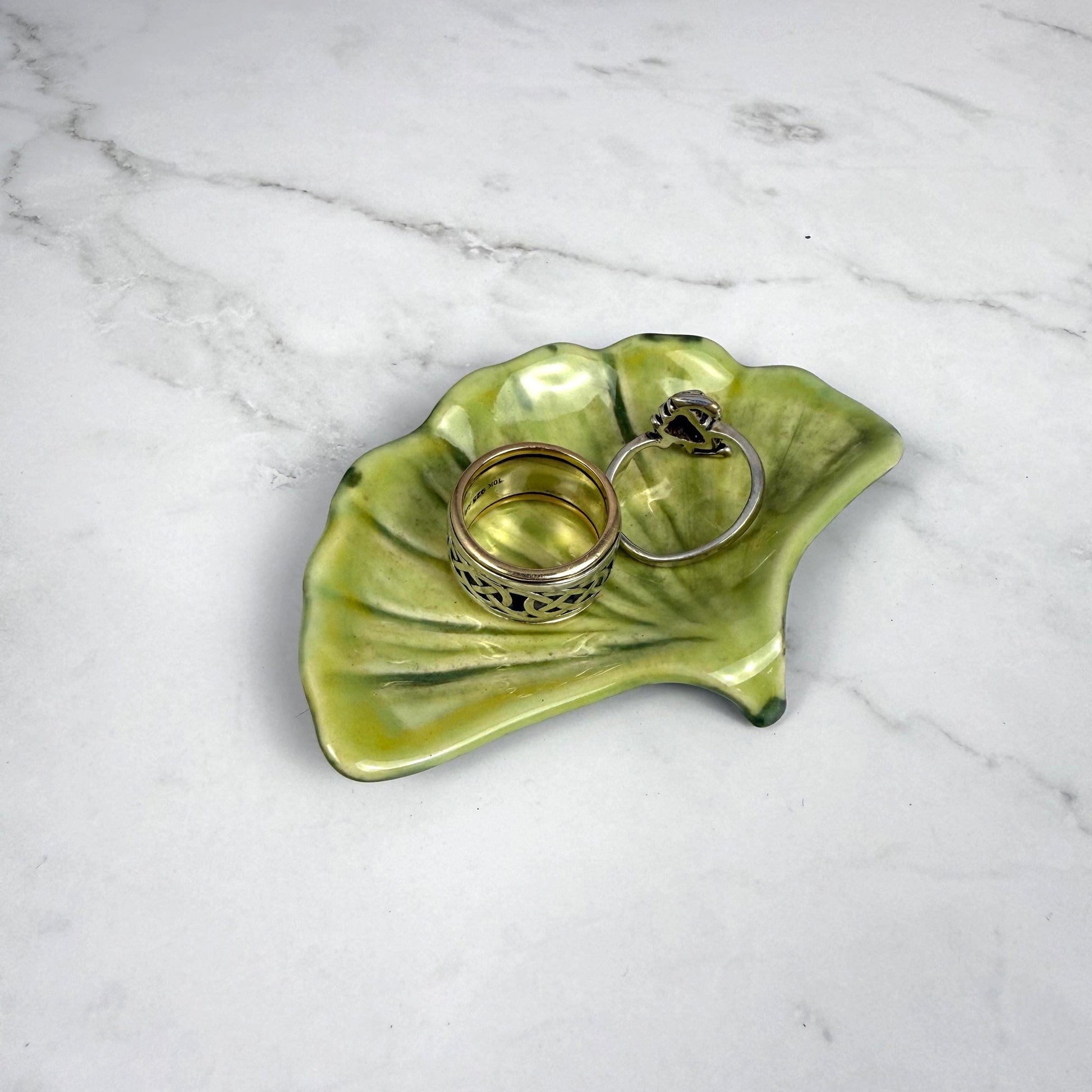 Ginkgo Leaf Teabag Holder/Spoon Rest