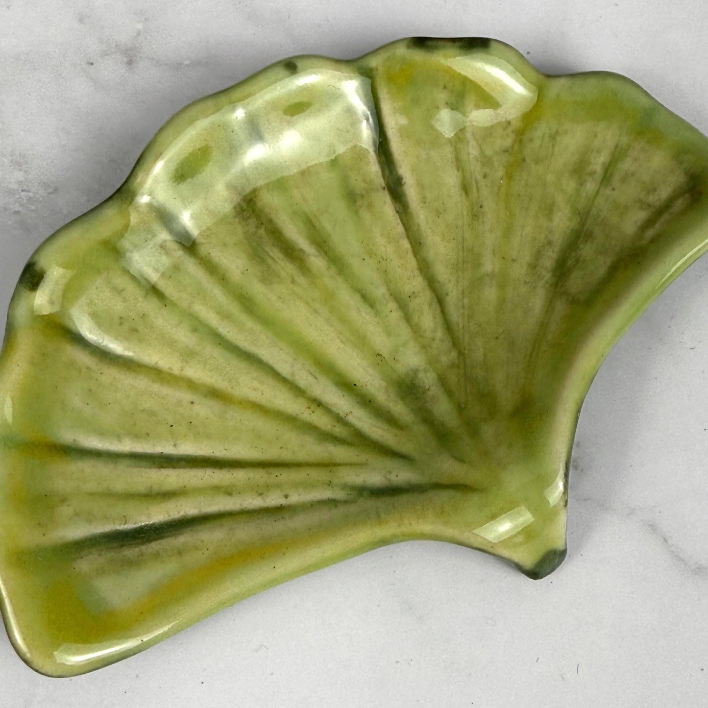 Ginkgo Leaf Teabag Holder/Spoon Rest
