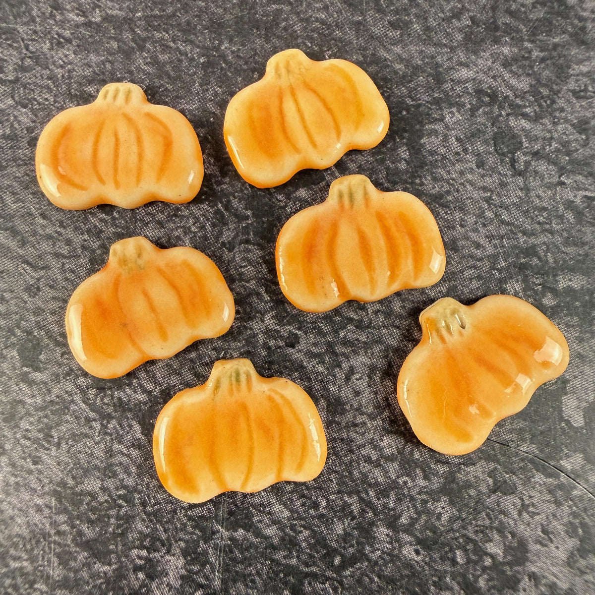 Tiny Pumpkin Buttons