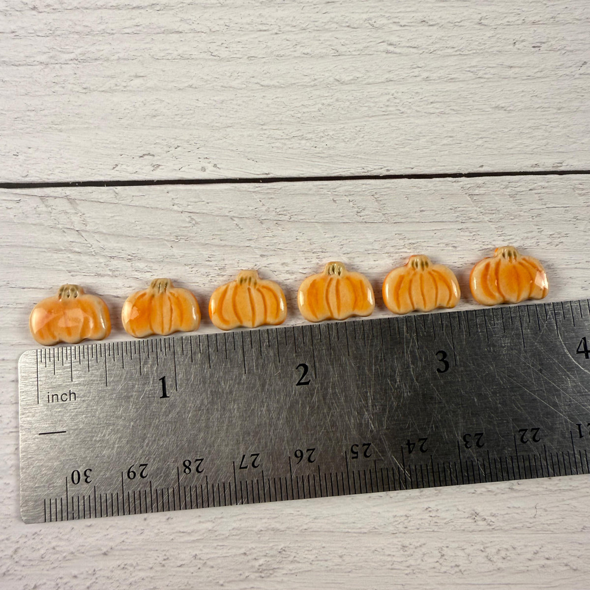 Tiny Pumpkin Buttons