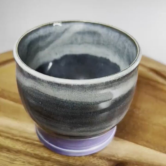 Blue and Purple Small Cache Pot