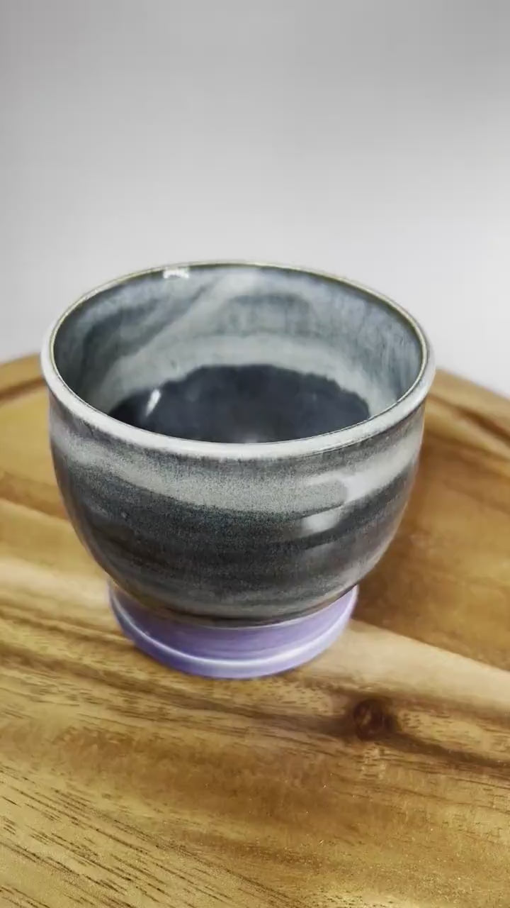 Blue and Purple Small Cache Pot
